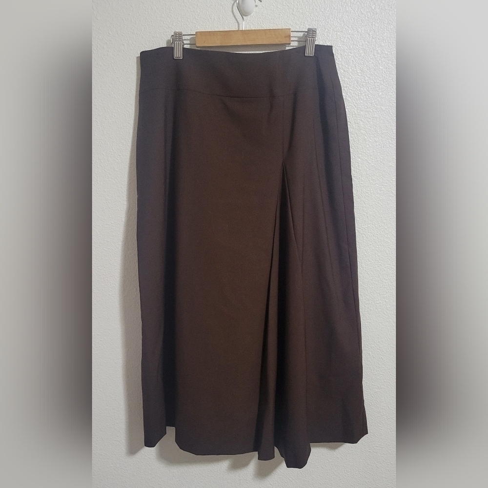 Saks Fifth Avenue wool blend midi skirt size 8